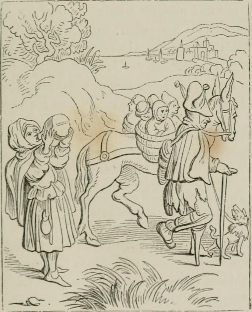 An illustration from Histoire de la caricature et du grotesque dans la littérature et dans l'art, 1875, leaf 236
