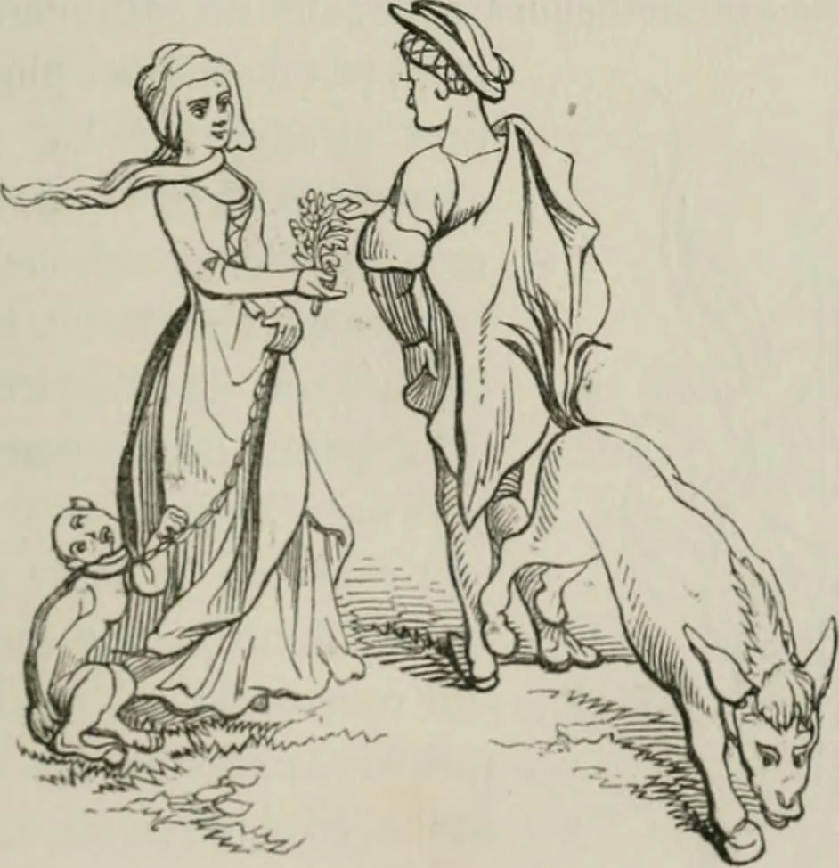 An illustration from Histoire de la caricature et du grotesque dans la littérature et dans l'art, 1875, leaf 264