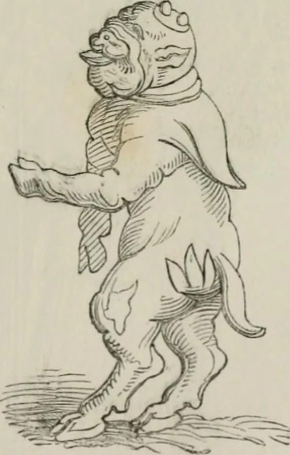 An illustration from Histoire de la caricature et du grotesque dans la littérature et dans l'art, 1875, leaf 270