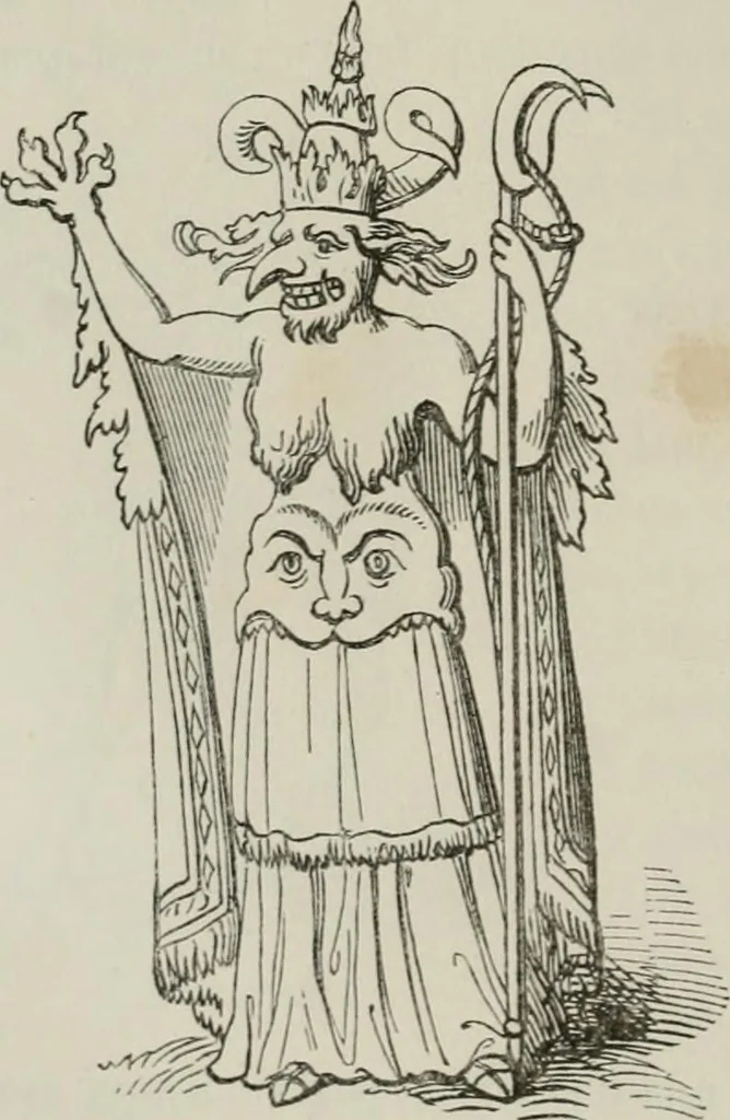 An illustration from Histoire de la caricature et du grotesque dans la littérature et dans l'art, 1875, leaf 271