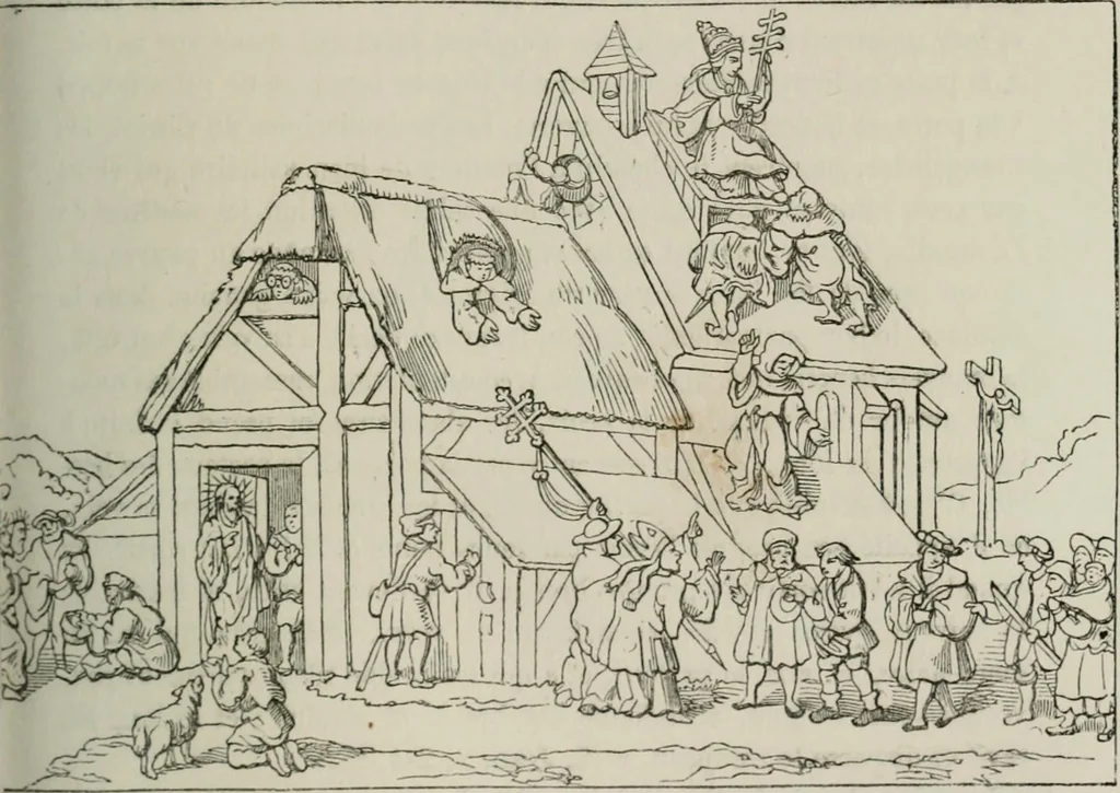 An illustration from Histoire de la caricature et du grotesque dans la littérature et dans l'art, 1875, leaf 274