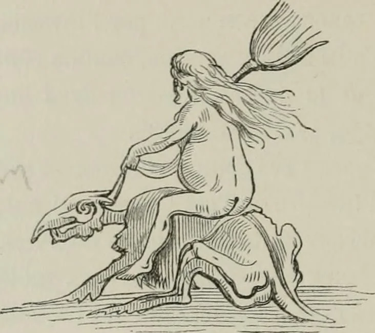 An illustration from Histoire de la caricature et du grotesque dans la littérature et dans l'art, 1875, leaf 319