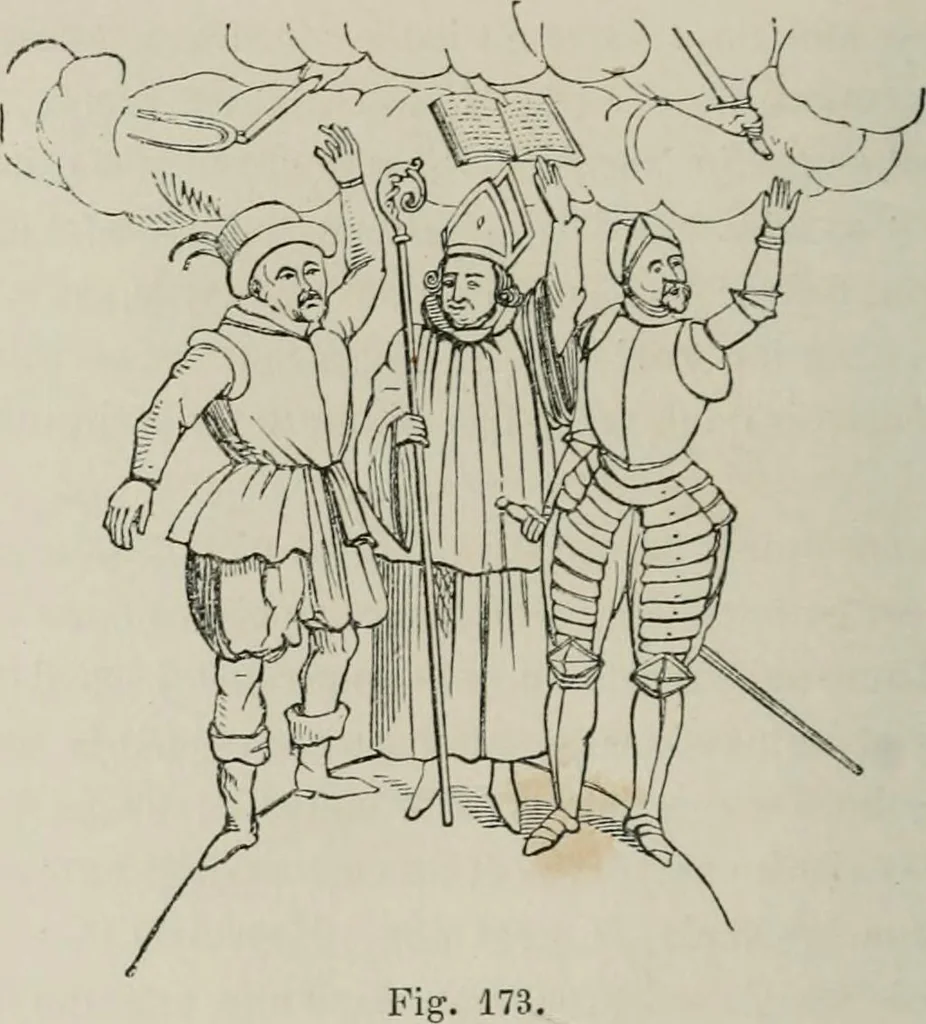 An illustration from Histoire de la caricature et du grotesque dans la littérature et dans l'art, 1875, leaf 359