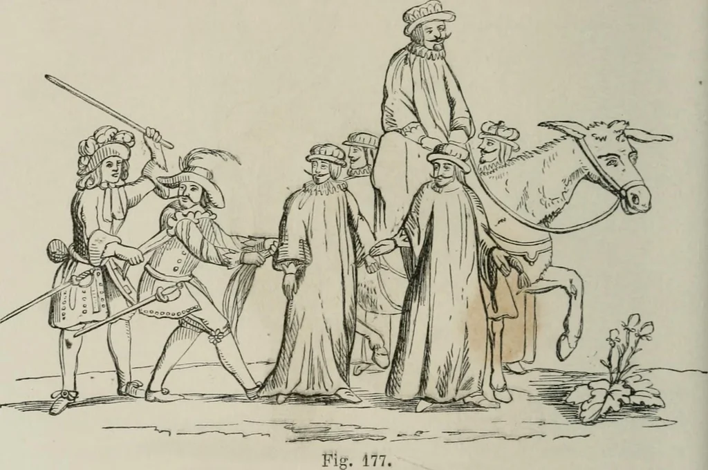 An illustration from Histoire de la caricature et du grotesque dans la littérature et dans l'art, 1875, leaf 365