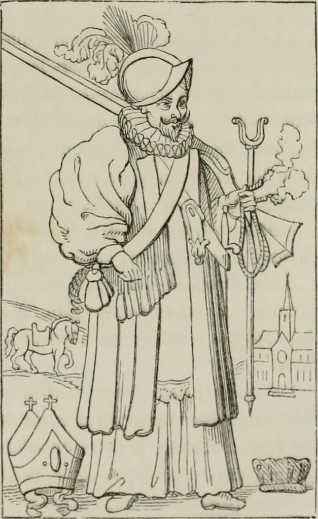 An illustration from Histoire de la caricature et du grotesque dans la littérature et dans l'art, 1875, leaf 370