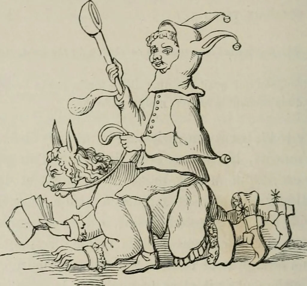 An illustration from Histoire de la caricature et du grotesque dans la littérature et dans l'art, 1875, leaf 375