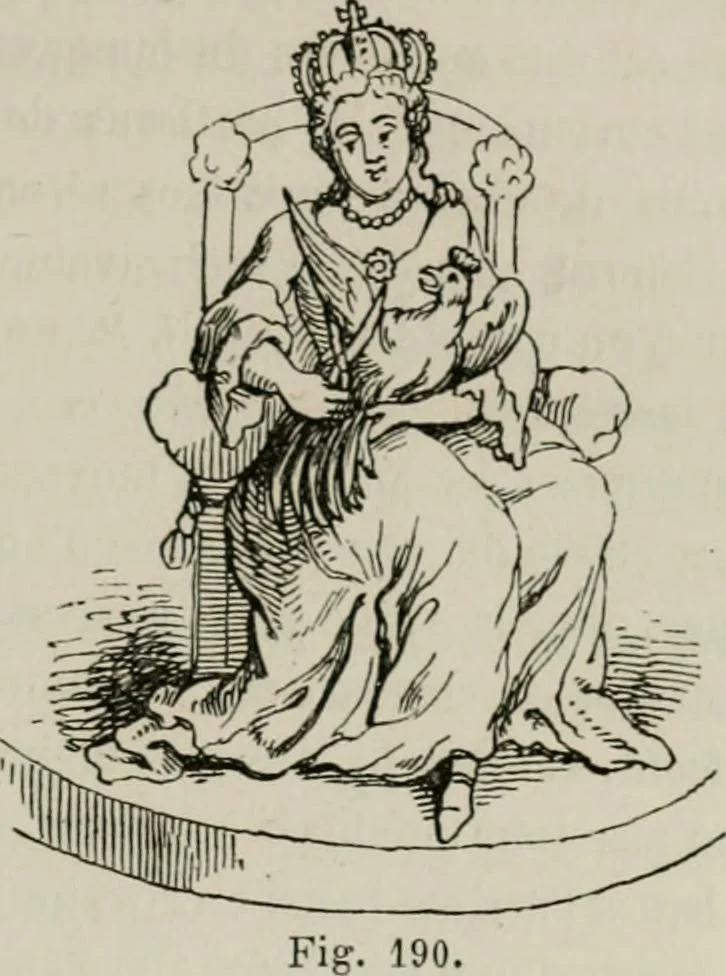 An illustration from Histoire de la caricature et du grotesque dans la littérature et dans l'art, 1875, leaf 416