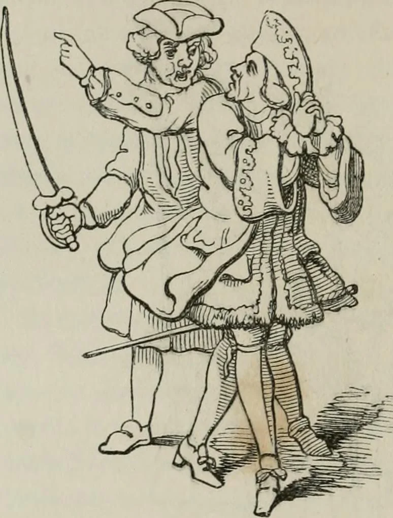 An illustration from Histoire de la caricature et du grotesque dans la littérature et dans l'art, 1875, leaf 429