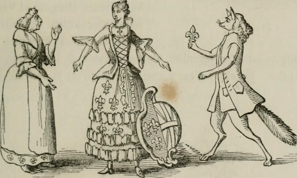 An illustration from Histoire de la caricature et du grotesque dans la littérature et dans l'art, 1875, leaf 430