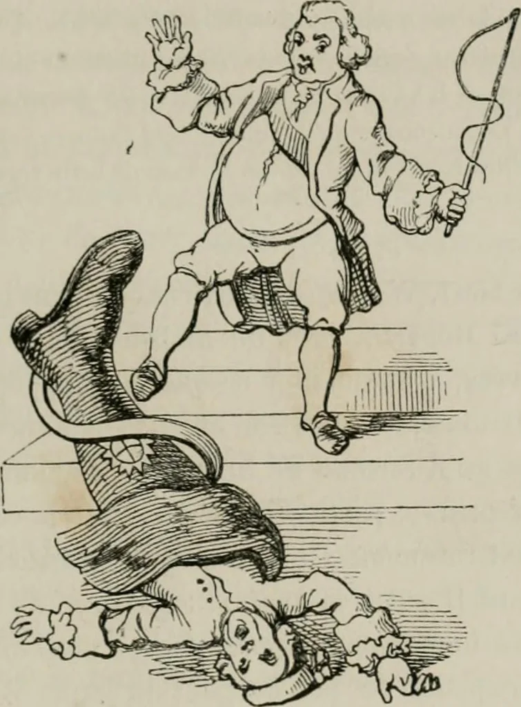 An illustration from Histoire de la caricature et du grotesque dans la littérature et dans l'art, 1875, leaf 436