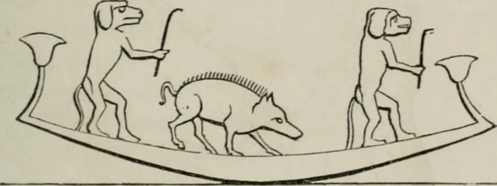 An illustration from Histoire de la caricature et du grotesque dans la littérature et dans l'art, 1875, leaf 44
