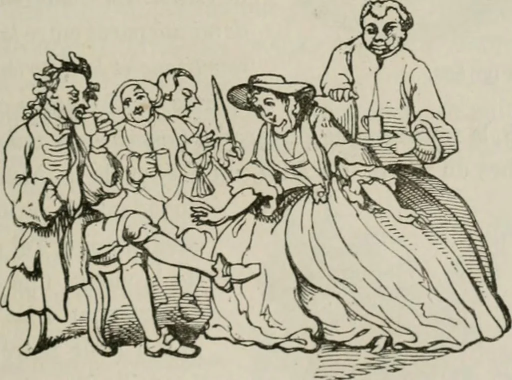 An illustration from Histoire de la caricature et du grotesque dans la littérature et dans l'art, 1875, leaf 440