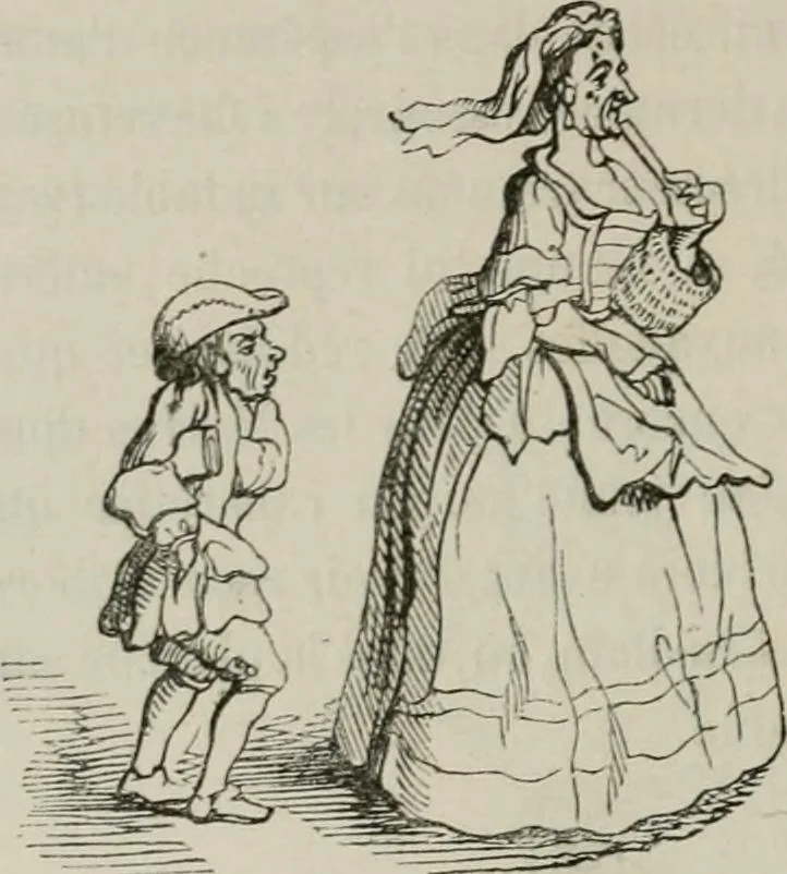 An illustration from Histoire de la caricature et du grotesque dans la littérature et dans l'art, 1875, leaf 441