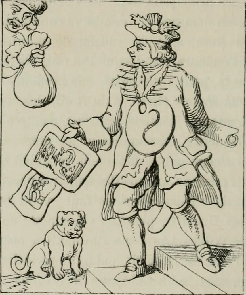 An illustration from Histoire de la caricature et du grotesque dans la littérature et dans l'art, 1875, leaf 449