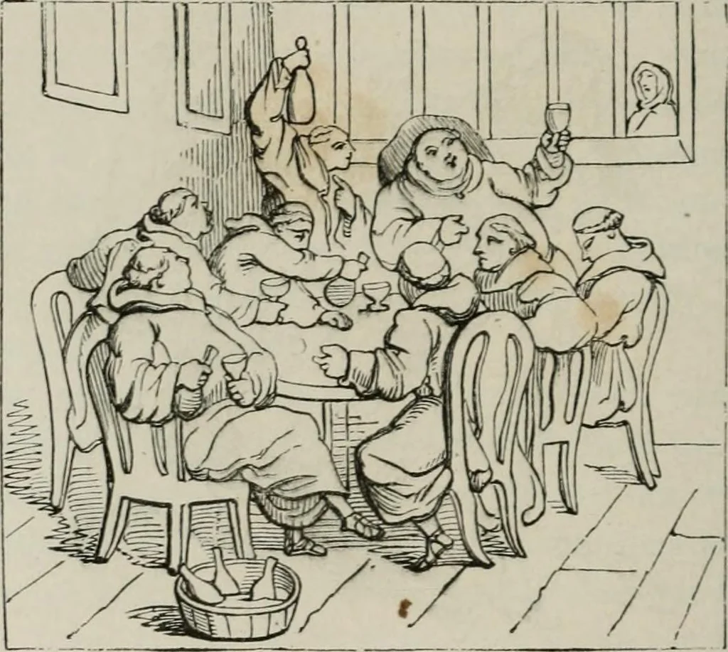 An illustration from Histoire de la caricature et du grotesque dans la littérature et dans l'art, 1875, leaf 453