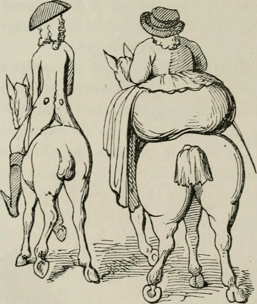 An illustration from Histoire de la caricature et du grotesque dans la littérature et dans l'art, 1875, leaf 455