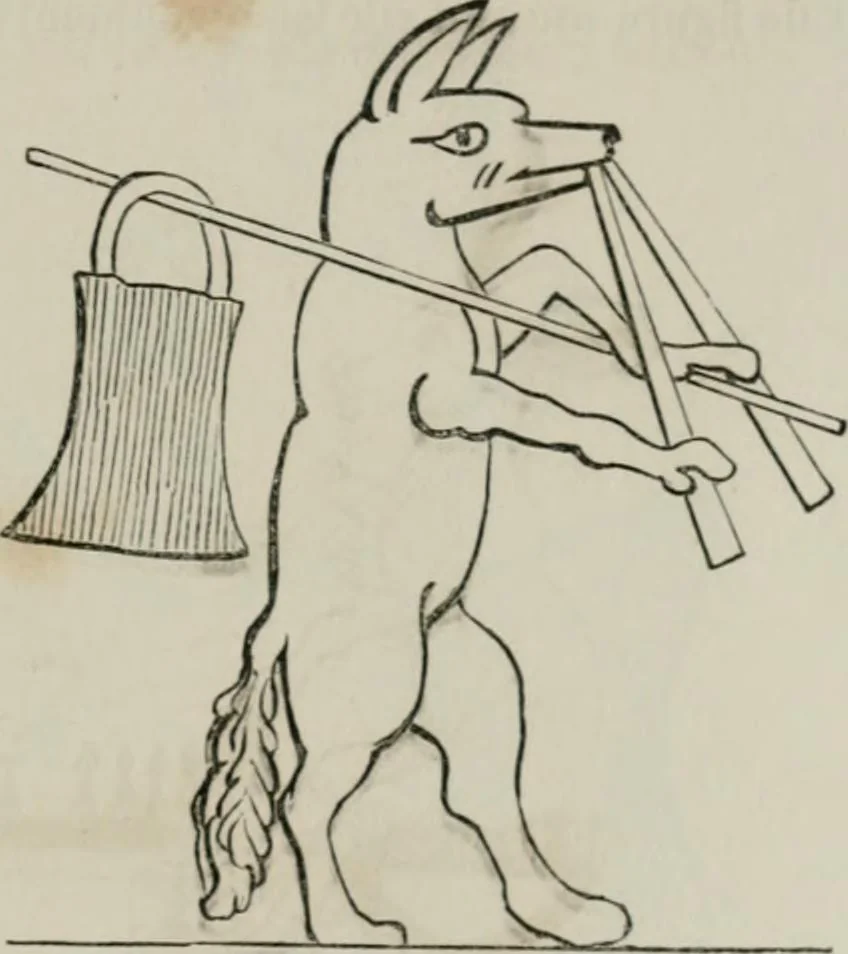 An illustration from Histoire de la caricature et du grotesque dans la littérature et dans l'art, 1875, leaf 46