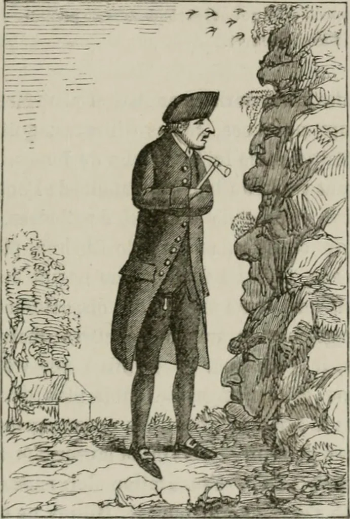 An illustration from Histoire de la caricature et du grotesque dans la littérature et dans l'art, 1875, leaf 462