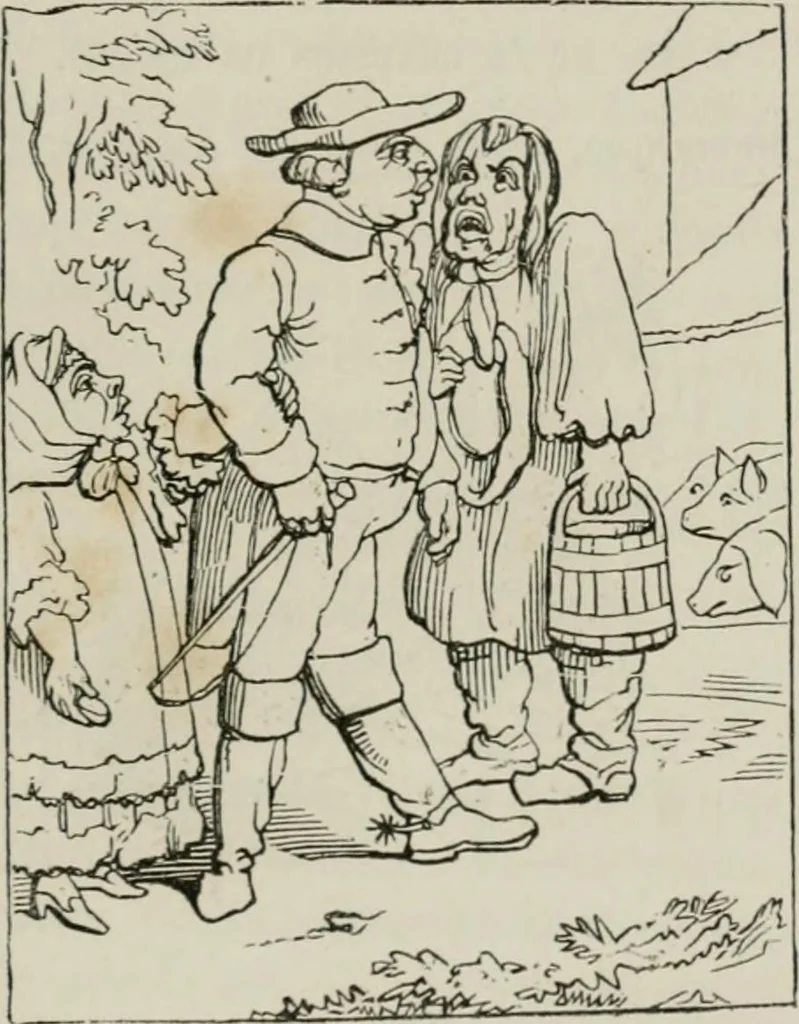 An illustration from Histoire de la caricature et du grotesque dans la littérature et dans l'art, 1875, leaf 472
