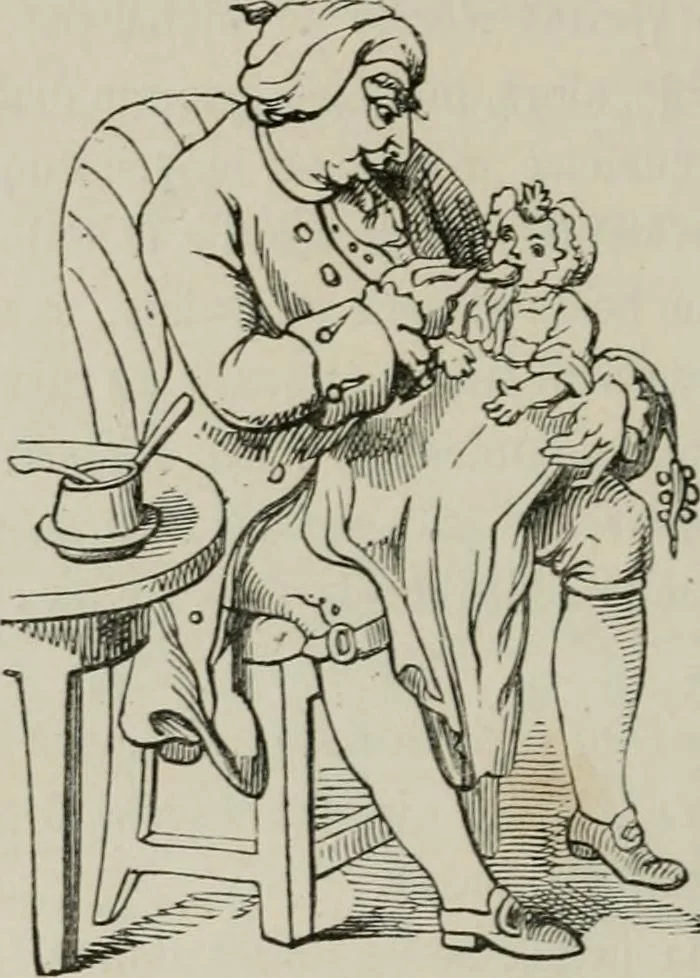 An illustration from Histoire de la caricature et du grotesque dans la littérature et dans l'art, 1875, leaf 475