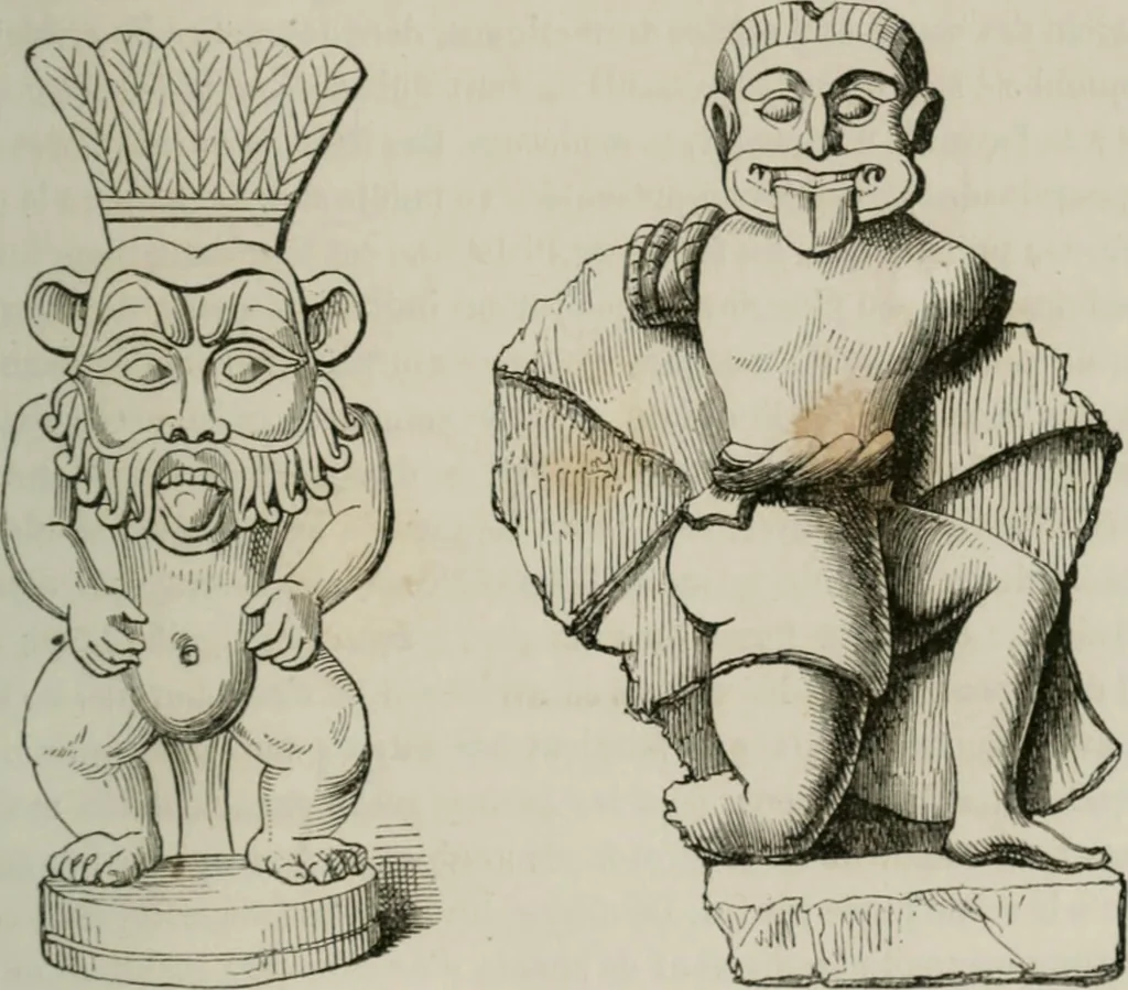An illustration from Histoire de la caricature et du grotesque dans la littérature et dans l'art, 1875, leaf 48