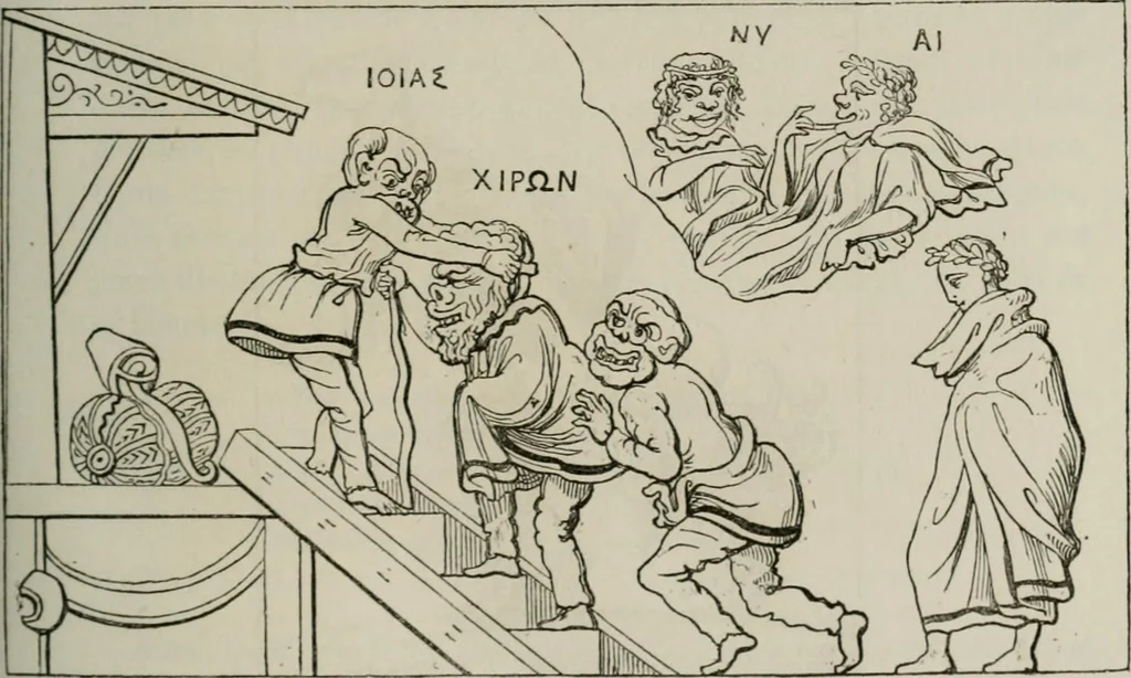 An illustration from Histoire de la caricature et du grotesque dans la littérature et dans l'art, 1875, leaf 56