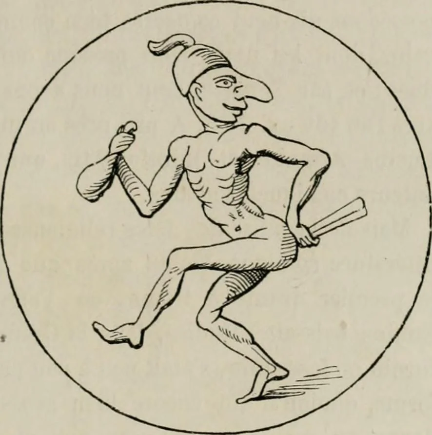 An illustration from Histoire de la caricature et du grotesque dans la littérature et dans l'art, 1875, leaf 68