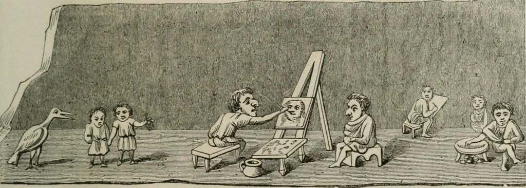 An illustration from Histoire de la caricature et du grotesque dans la littérature et dans l'art, 1875, leaf 72