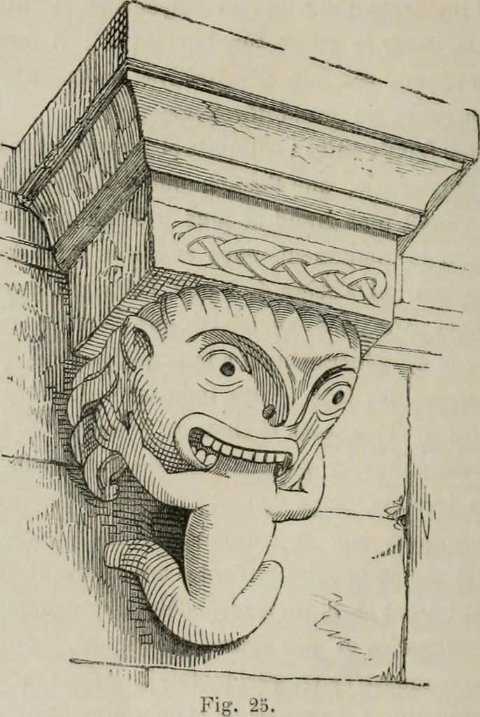 An illustration from Histoire de la caricature et du grotesque dans la littérature et dans l'art, 1875, leaf 85