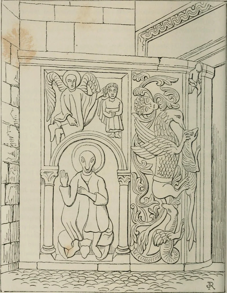 An illustration from Histoire de la caricature et du grotesque dans la littérature et dans l'art, 1875, leaf 87