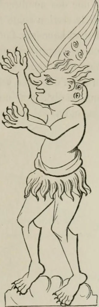 An illustration from Histoire de la caricature et du grotesque dans la littérature et dans l'art, 1875, leaf 92