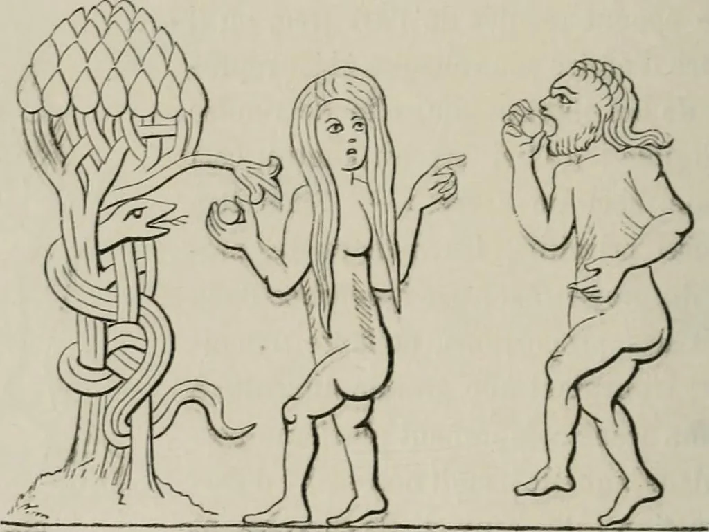 An illustration from Histoire de la caricature et du grotesque dans la littérature et dans l'art, 1875, leaf 93