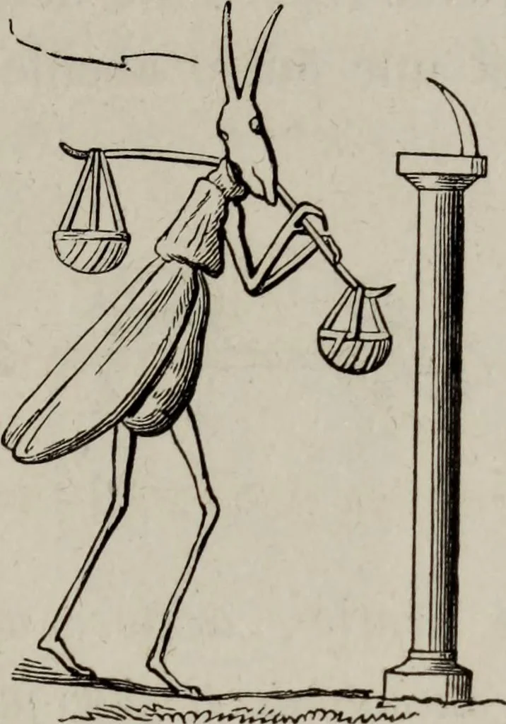An illustration from Histoire de la caricature antique, 1867, leaf 117
