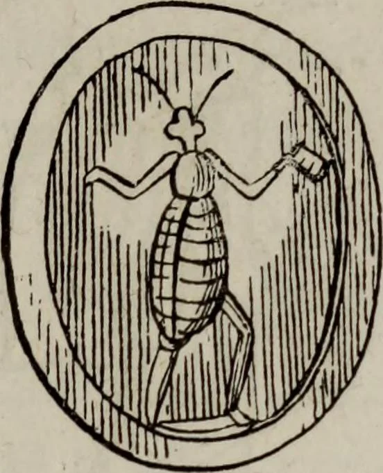 An illustration from Histoire de la caricature antique, 1867, leaf 119