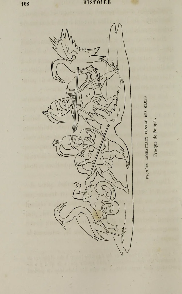 An illustration from Histoire de la caricature antique, 1867, leaf 192