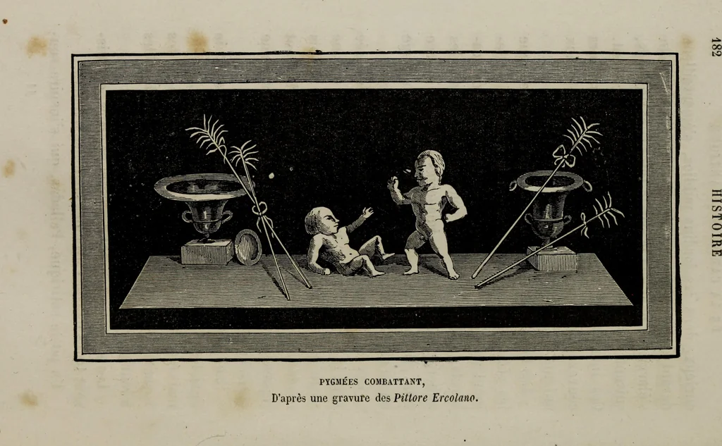 An illustration from Histoire de la caricature antique, 1867, leaf 206