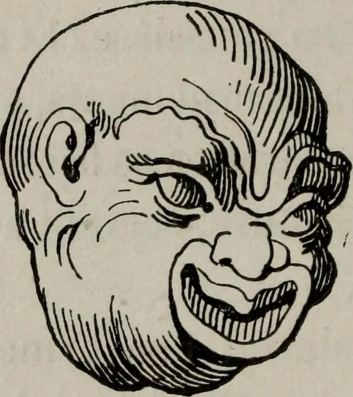 An illustration from Histoire de la caricature antique, 1867, leaf 298