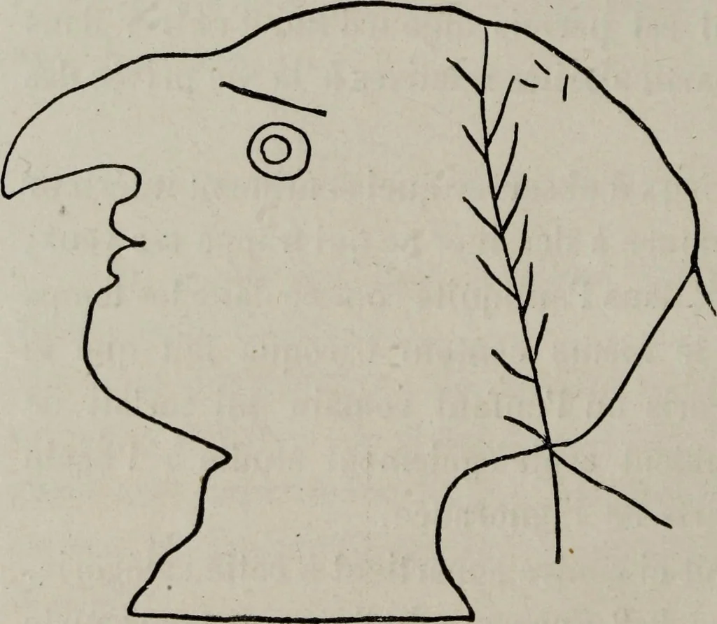 An illustration from Histoire de la caricature antique, 1867, leaf 302