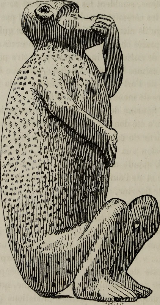 An illustration from Histoire de la caricature antique, 1867, leaf 330