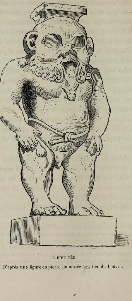 An illustration from Histoire de la caricature antique, 1867, leaf 54