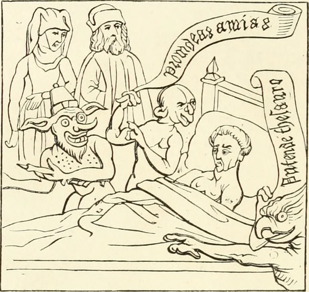 An illustration from Histoire de la caricature et du grotesque dans la littérature et dans l'art, 1875, leaf 103