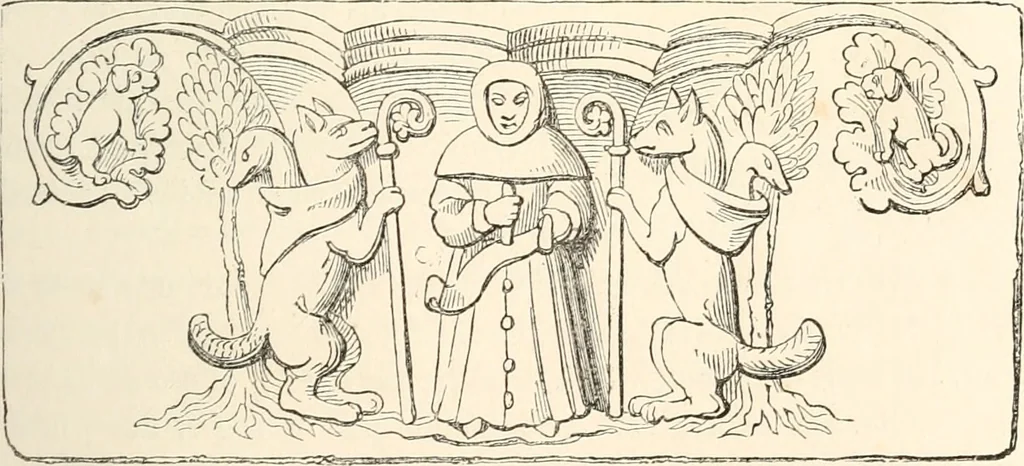 An illustration from Histoire de la caricature et du grotesque dans la littérature et dans l'art, 1875, leaf 112