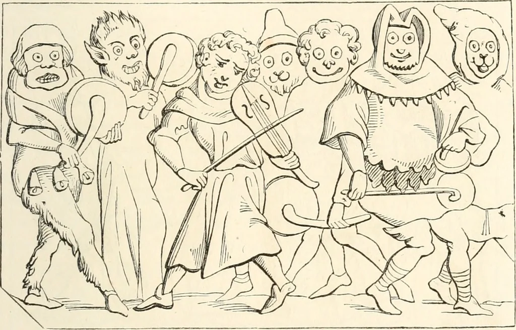 An illustration from Histoire de la caricature et du grotesque dans la littérature et dans l'art, 1875, leaf 120