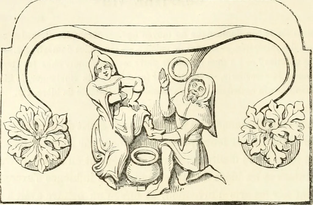 An illustration from Histoire de la caricature et du grotesque dans la littérature et dans l'art, 1875, leaf 149