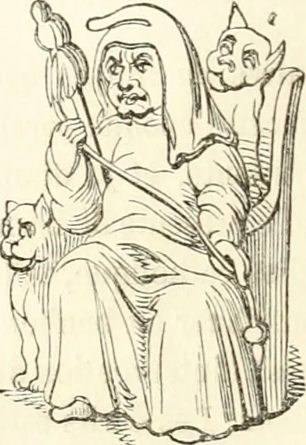 An illustration from Histoire de la caricature et du grotesque dans la littérature et dans l'art, 1875, leaf 149