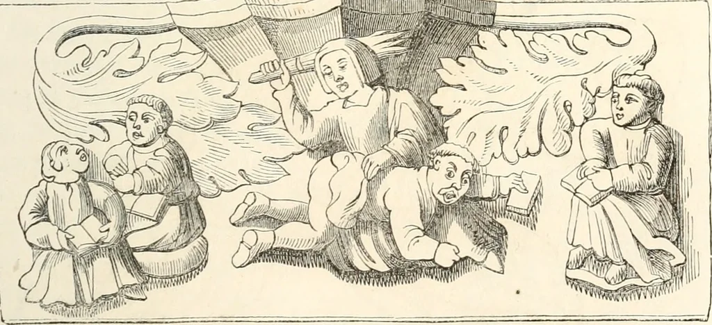An illustration from Histoire de la caricature et du grotesque dans la littérature et dans l'art, 1875, leaf 150