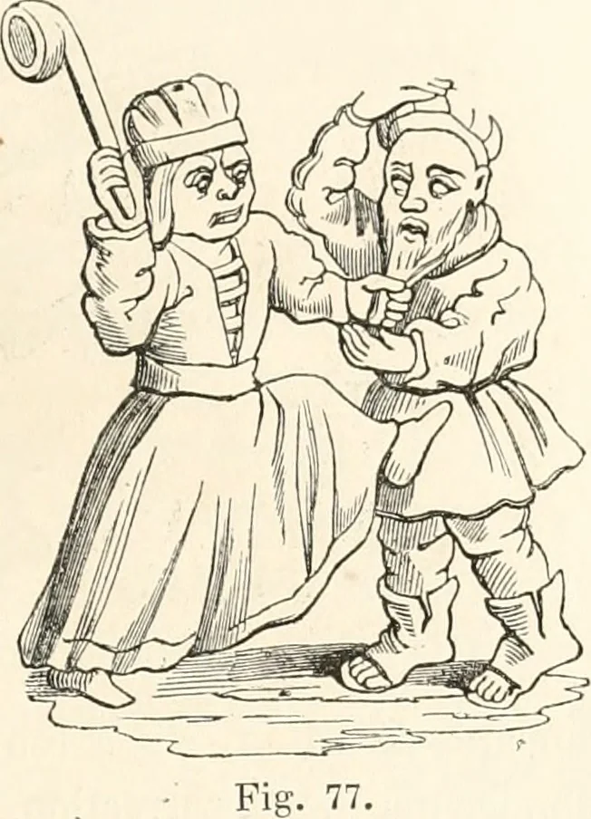 An illustration from Histoire de la caricature et du grotesque dans la littérature et dans l'art, 1875, leaf 152