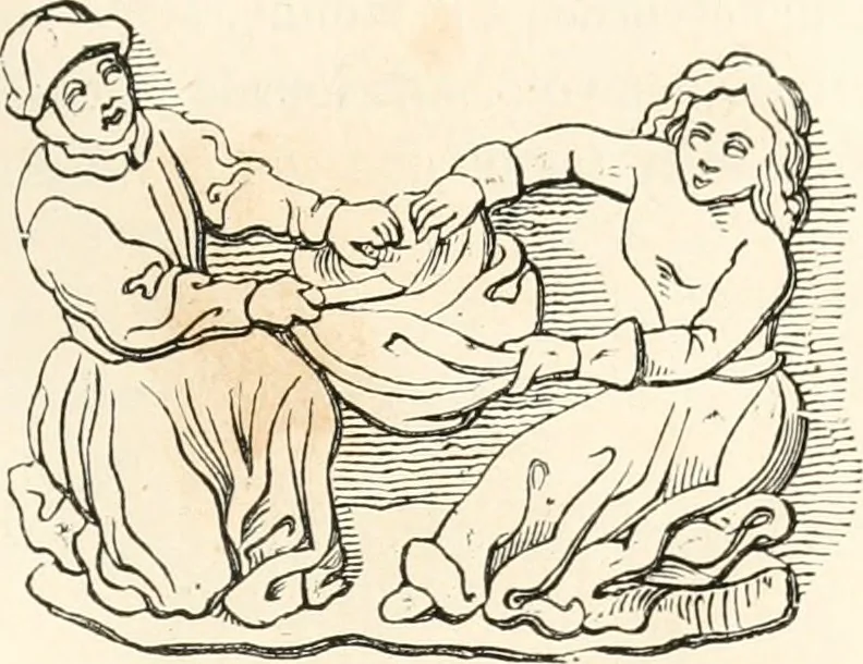 An illustration from Histoire de la caricature et du grotesque dans la littérature et dans l'art, 1875, leaf 156