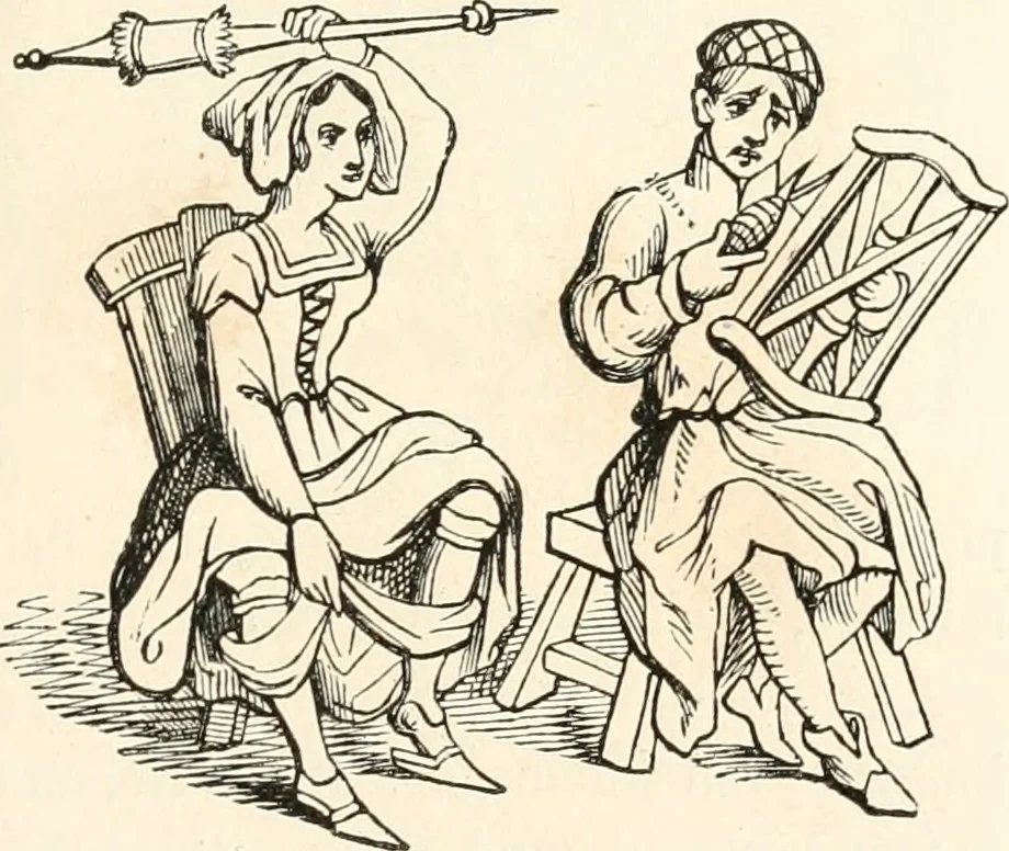 An illustration from Histoire de la caricature et du grotesque dans la littérature et dans l'art, 1875, leaf 156