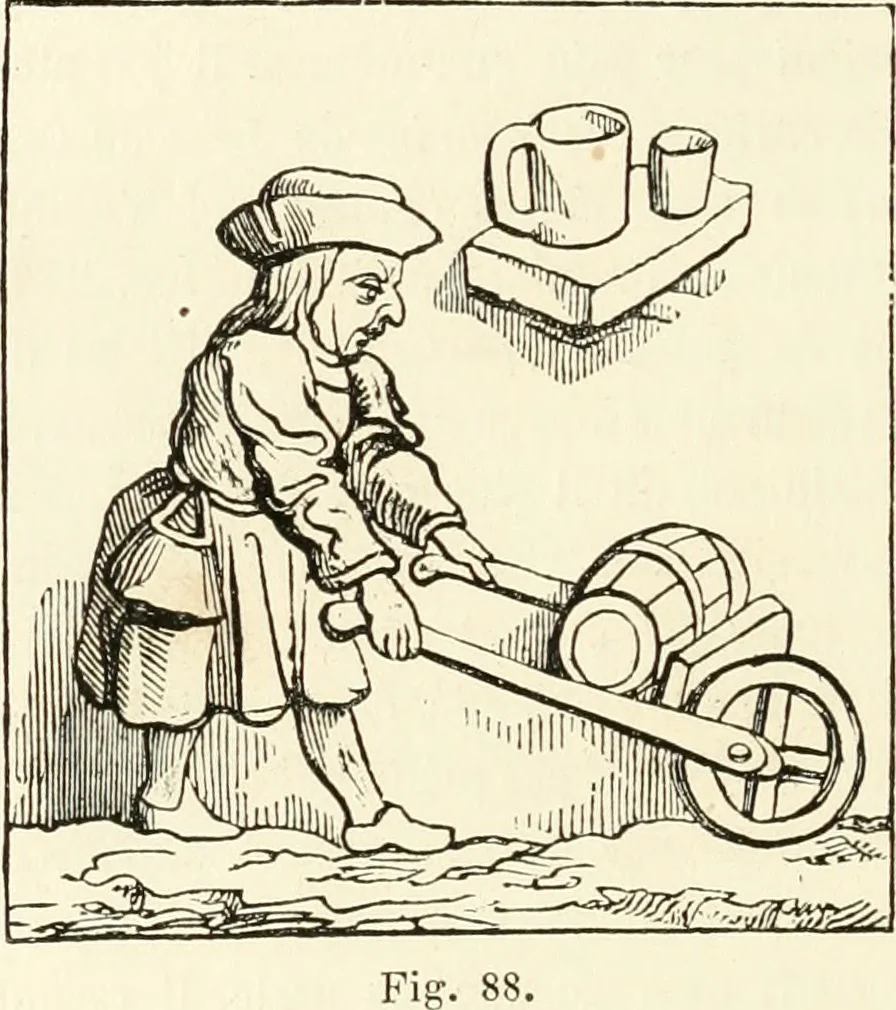 An illustration from Histoire de la caricature et du grotesque dans la littérature et dans l'art, 1875, leaf 163